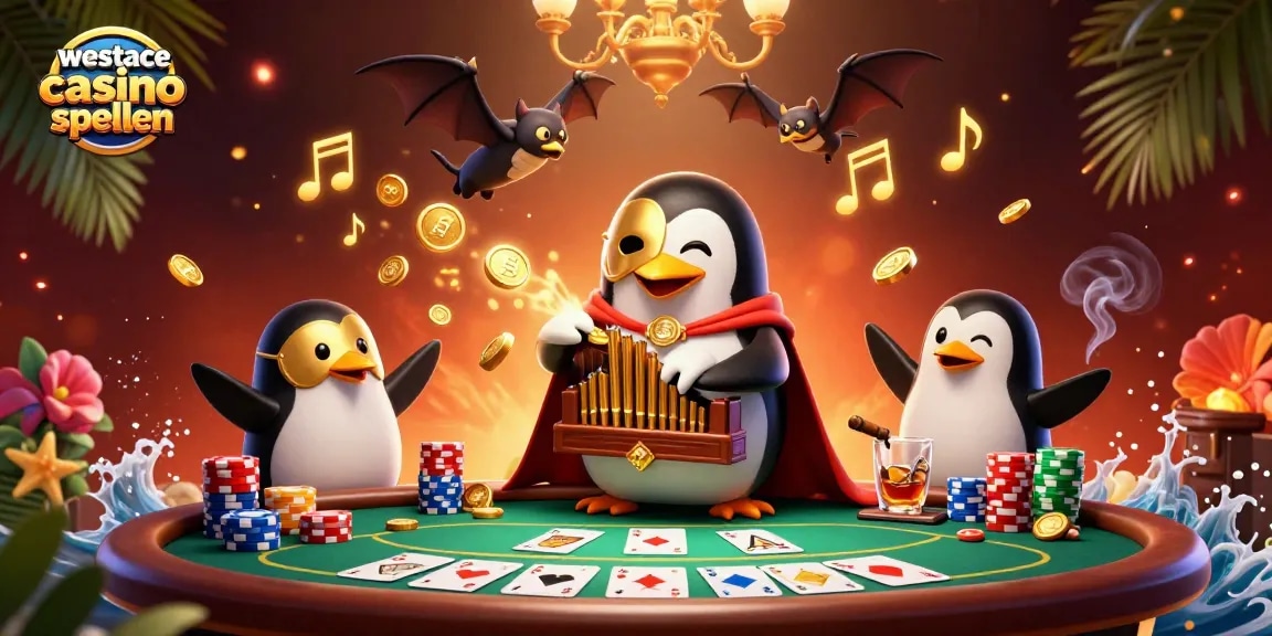 Speel westace casino spellen met gouden munten en dynamische speelelementen.