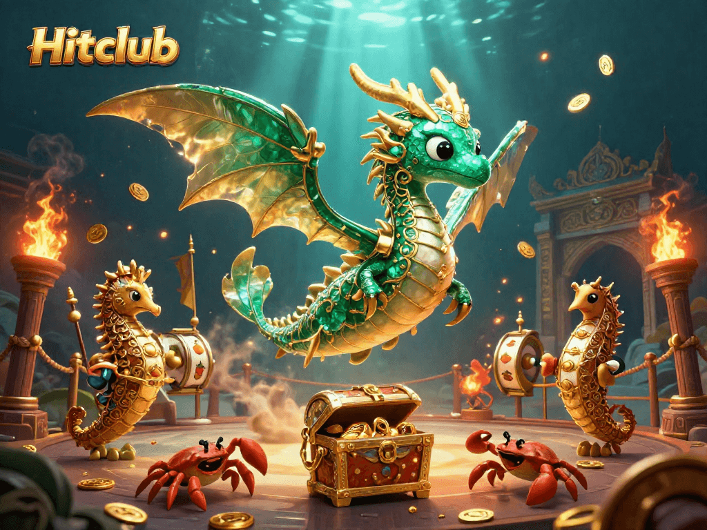 Engage with Hitclub to explore an exciting underwater casino world featuring vibrant sea characters and thrilling gaming elements.