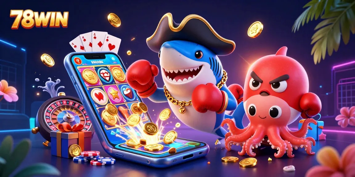 Experience the excitement of 78WIN with vibrant characters, dynamic games, and thrilling prizes!