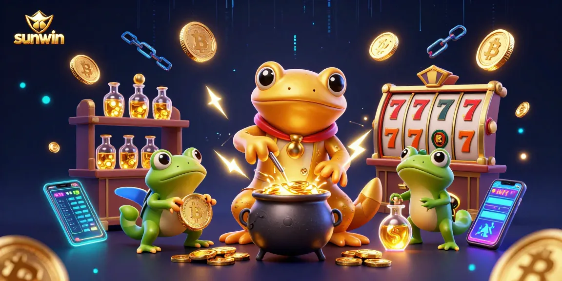 Play exciting games at sunwin with a vivid illustration of a golden salamander alchemist creating wealth in a mystical setting.