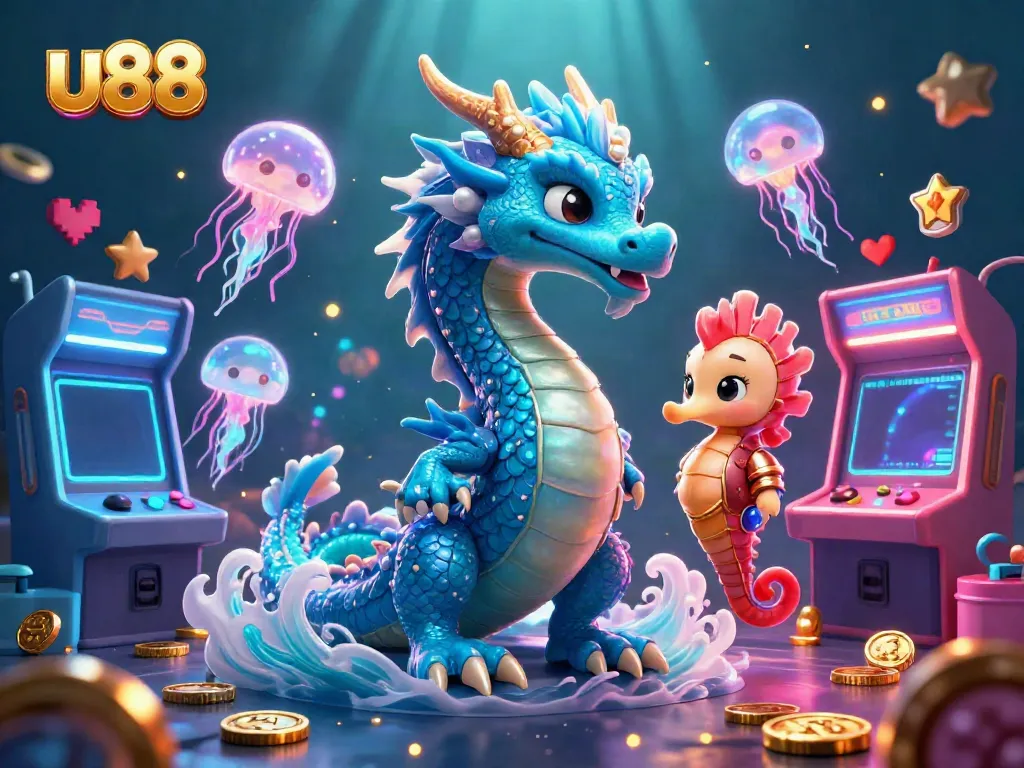 Experience high-stakes gaming magic with the u88 dragon and gaming scene in vibrant detail.