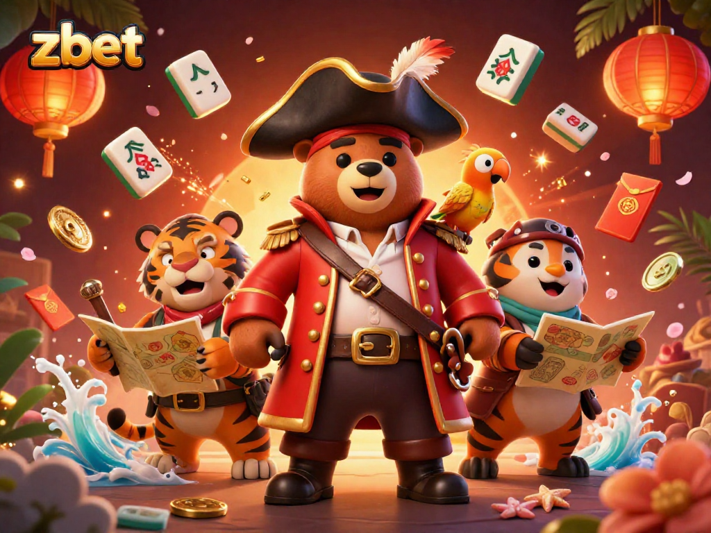 Experience zbet with a vibrant pirate-themed casino adventure featuring characters and engaging elements.
