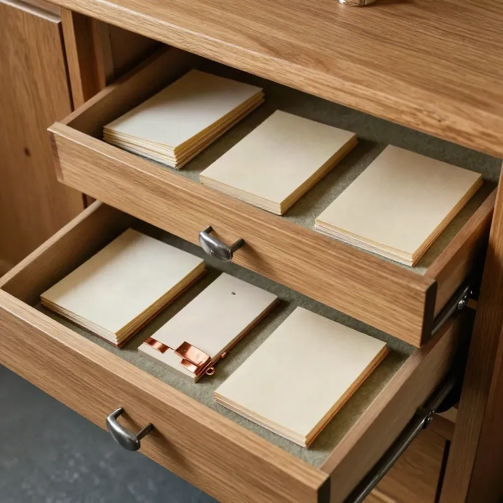 Open archiefladen met ringtrays en nestkaarten in een rustige duivenloft.
