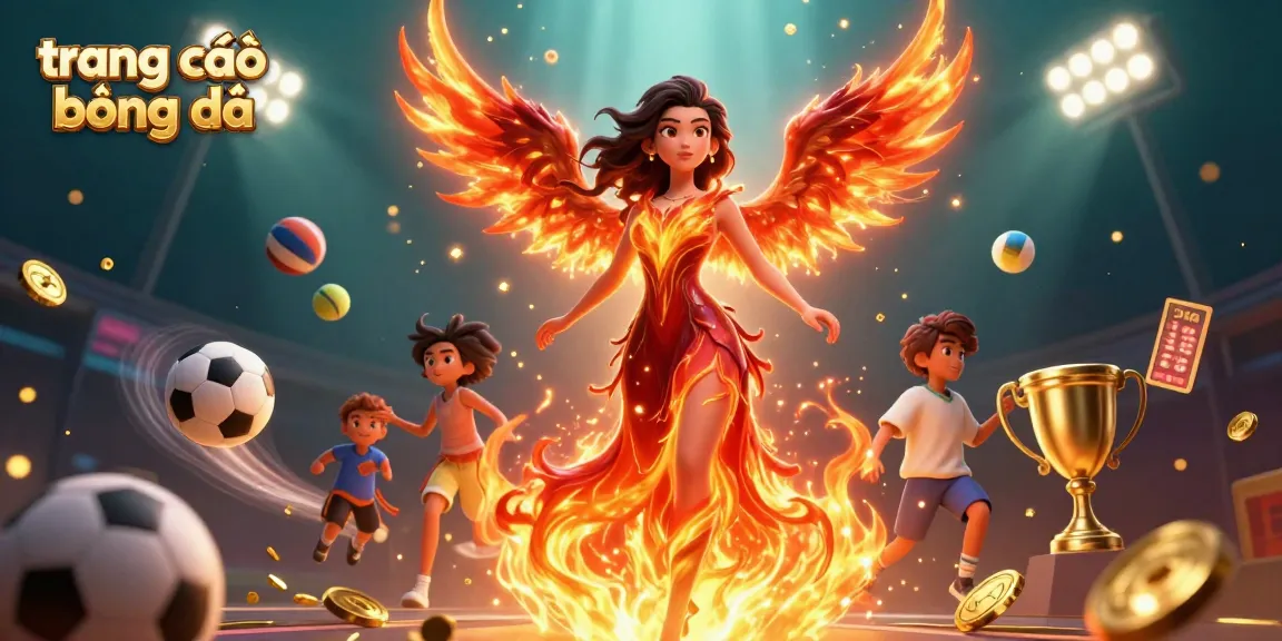 Engage in thrilling sports betting with trang cá độ bóng đá, featuring a stunning Asian woman and exciting game elements.