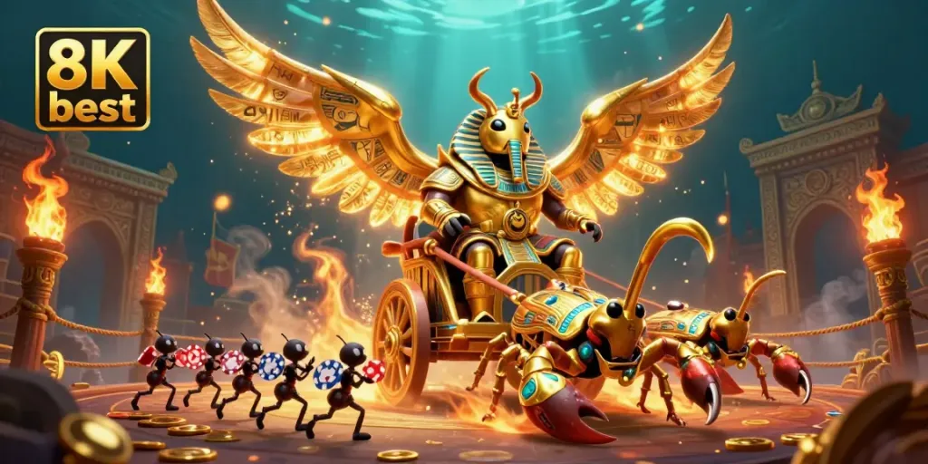 Experience the 8K best in casino gaming with vibrant action and dazzling characters.