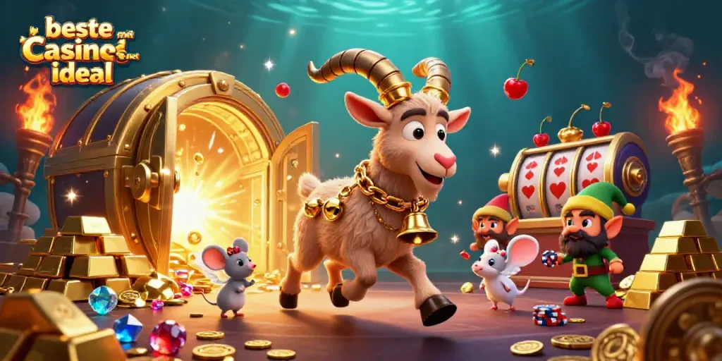 Engage with the beste buitenlandse casino met ideal through this lively 3D illustration of a festive casino setting.