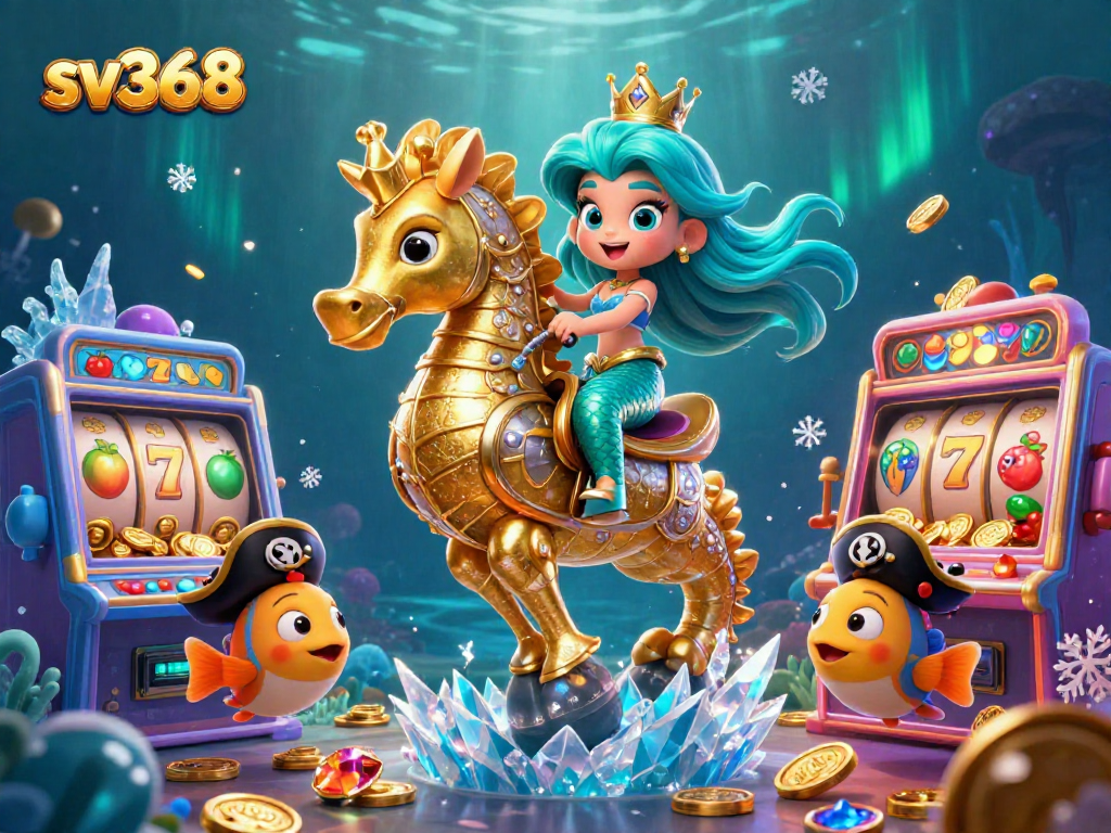 Experience thrilling gaming at sv368 with colorful mermaid-themed slots and aquatic companions.