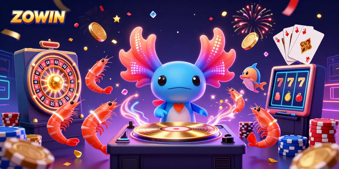 Spin the reels on ZOWIN for a vibrant casino adventure with shimmering treasures!